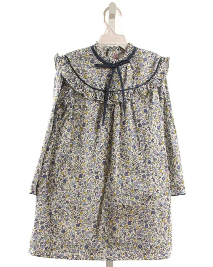 LA COQUETA  BLUE  FLORAL  DRESS
