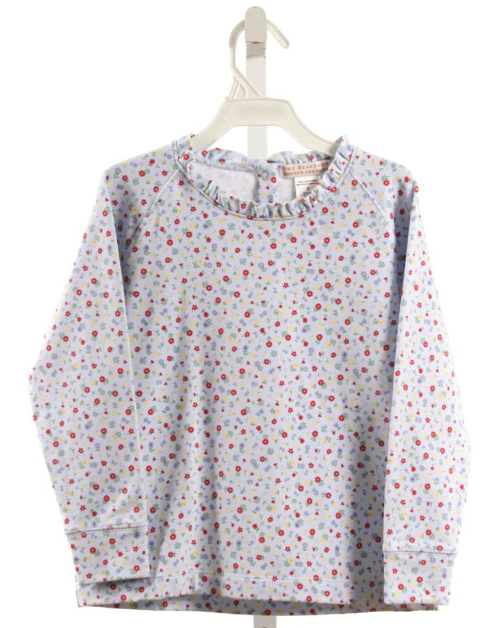 THE BEAUFORT BONNET COMPANY  BLUE  FLORAL  SHIRT-LS