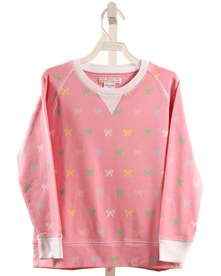 THE BEAUFORT BONNET COMPANY  PINK   PRINTED DESIGN PULLOVER