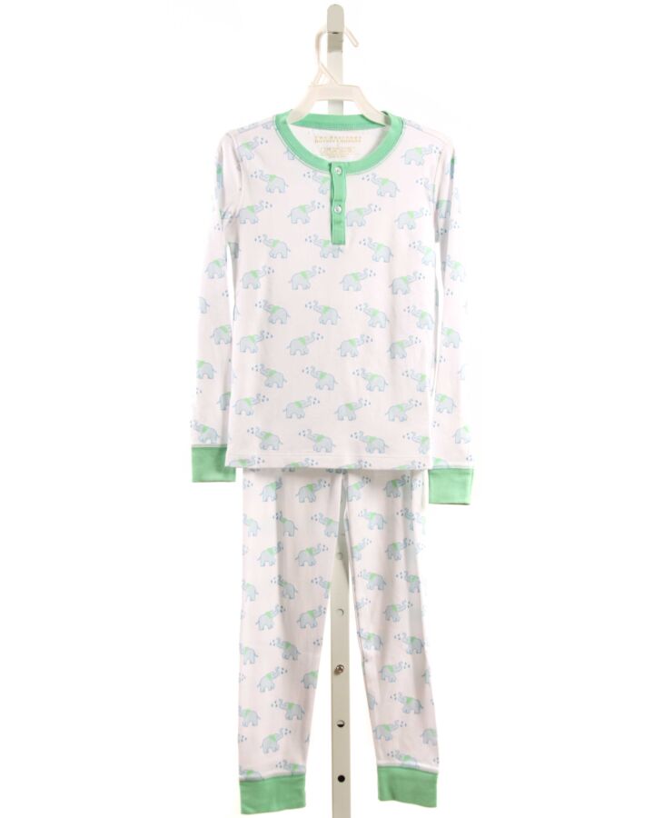 THE BEAUFORT BONNET COMPANY  GREEN KNIT  PRINTED DESIGN LOUNGEWEAR