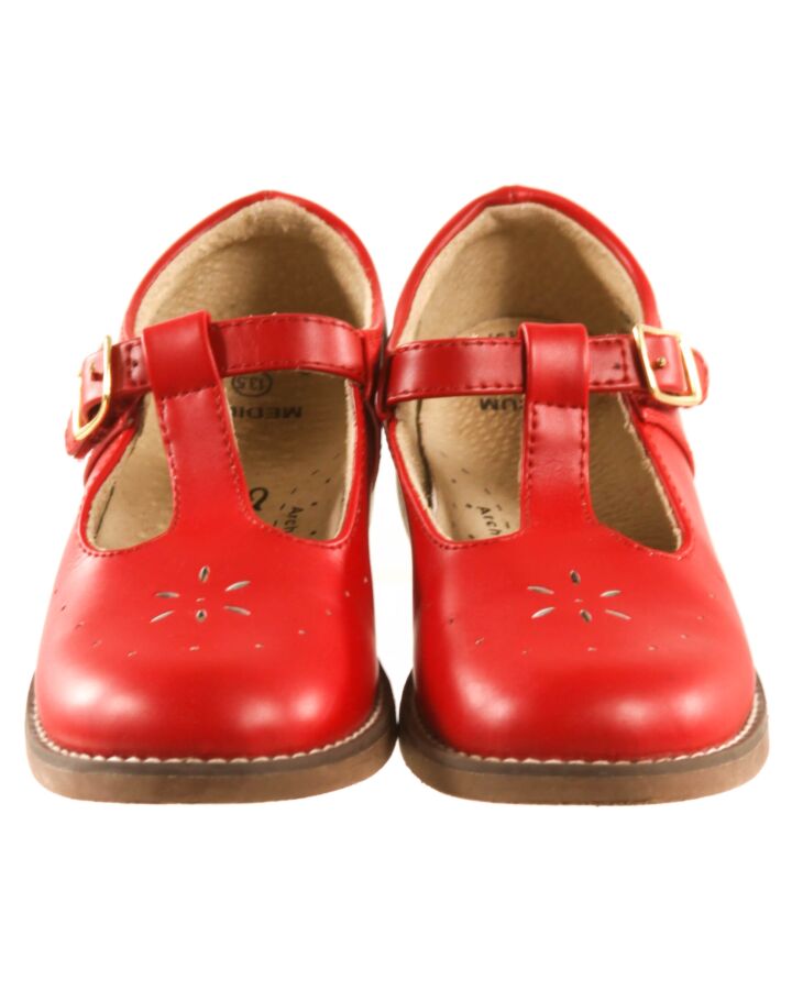 FOOTMATES RED MARY JANES  *EUC SIZE TODDLER 13.5