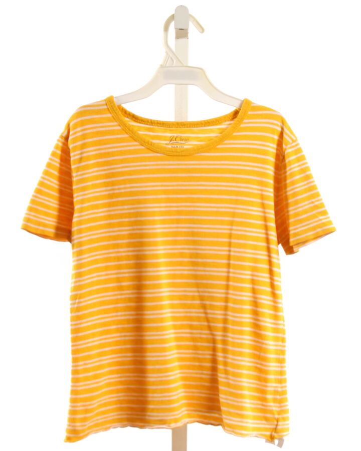 J. CREW  YELLOW  STRIPED  T-SHIRT