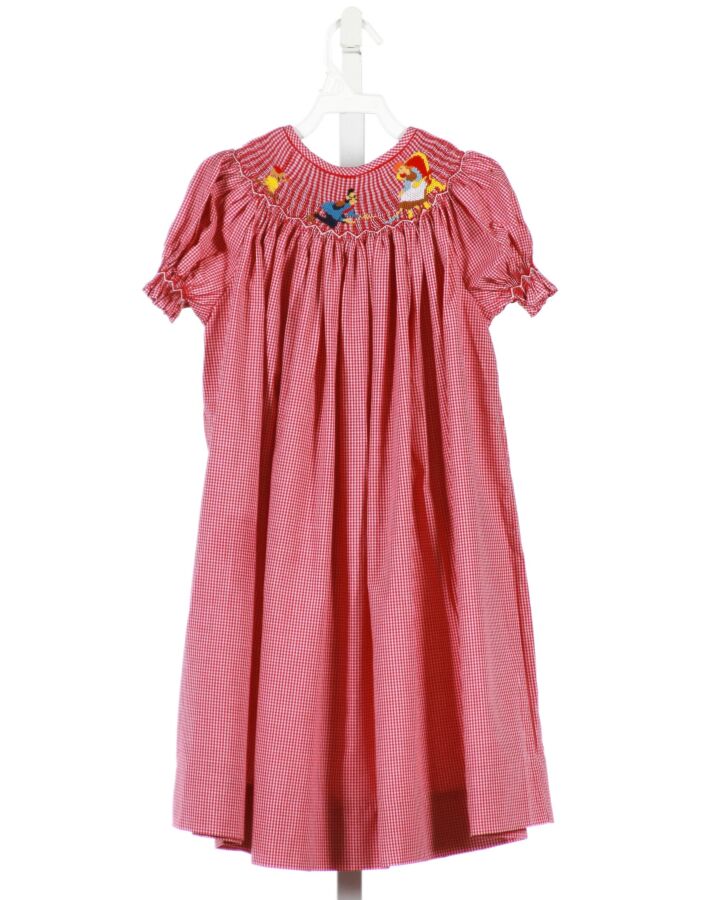 WISH UPON A STAR  RED  GINGHAM  DRESS