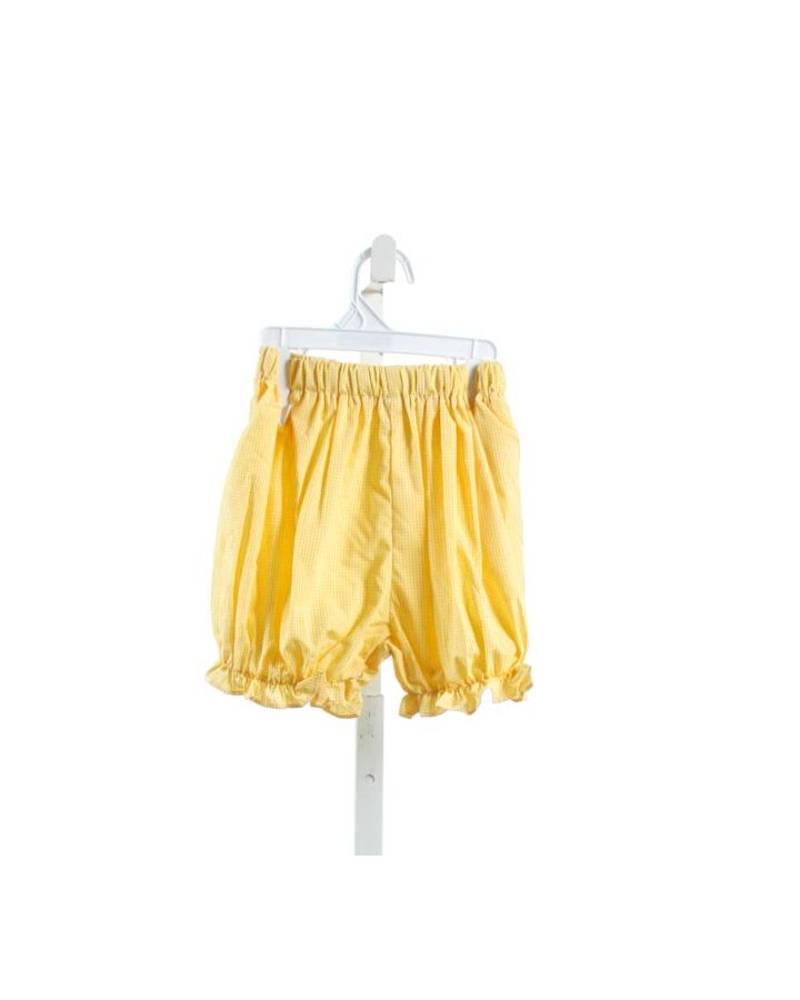 WISH UPON A STAR  YELLOW SEERSUCKER GINGHAM  BLOOMERS 