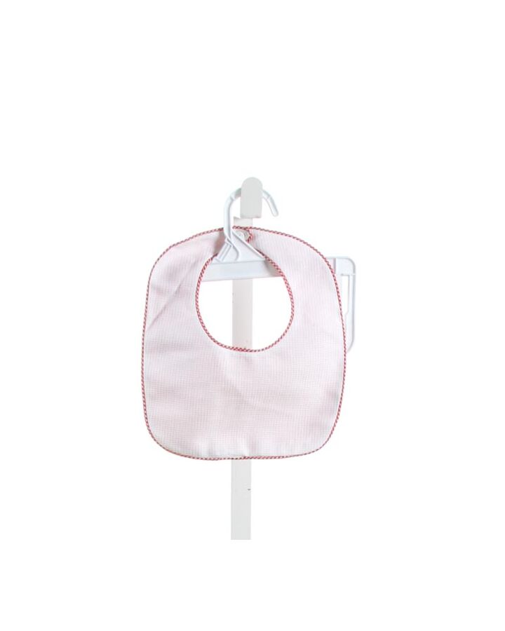 WISH UPON A STAR  RED  GINGHAM  BIB 