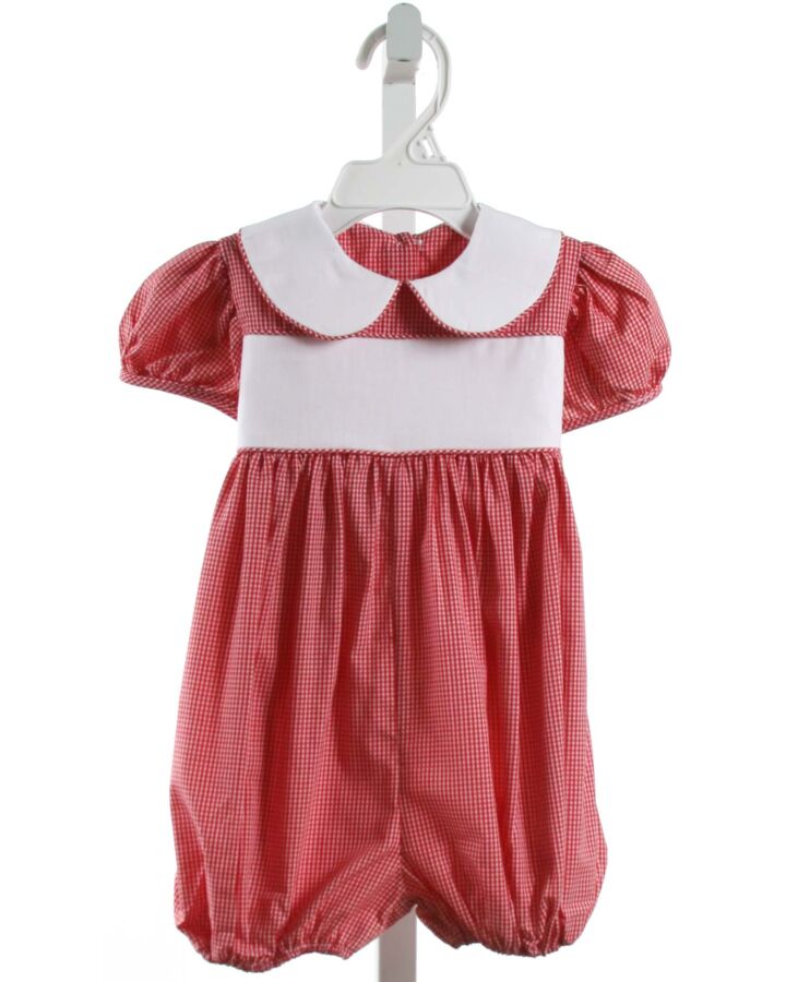 WISH UPON A STAR  RED  GINGHAM  BUBBLE 