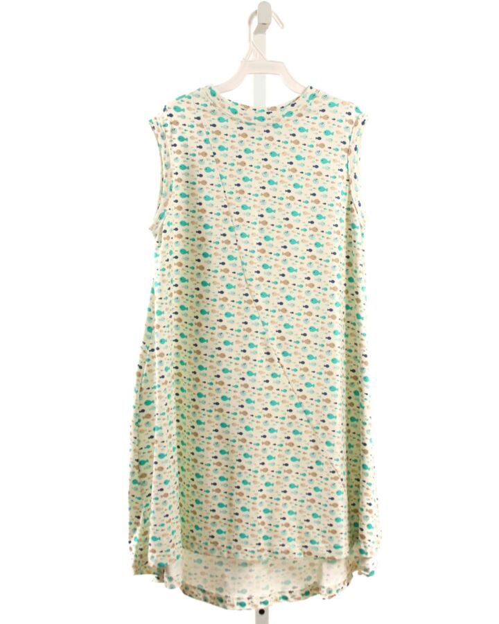 HANNAH KATE  GREEN  PRINT  KNIT DRESS