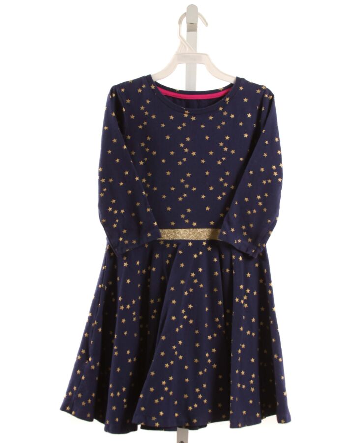 MINI BODEN  NAVY   PRINTED DESIGN KNIT DRESS