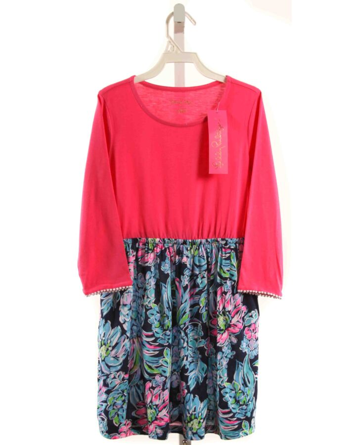 LILLY PULITZER  NAVY  FLORAL  KNIT DRESS