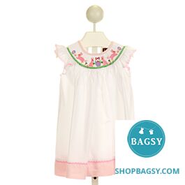 Robe Enfant Lil Cactus Taille 4T - Couleur Rouge Et Blanc, Motif Cœurs, Manches Bouffantes - NWOT Avec Petit Défaut