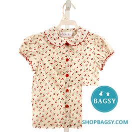 NWT. hot Rachel Riley Red Cord Short and Shirt Set. 12 Mos