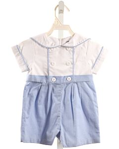 FLORENCE EISEMAN  BLUE PIQUE   SHORTALL