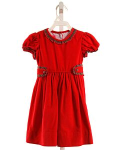 CLAIRE AND CHARLIE  RED CORDUROY   DRESS