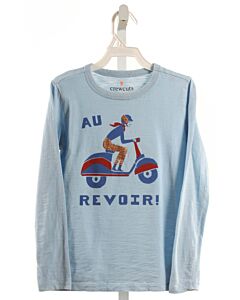 CREWCUTS  LT BLUE   PRINTED DESIGN T-SHIRT