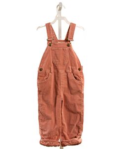 DOTTY DUNGAREES  PINK CORDUROY   ROMPER