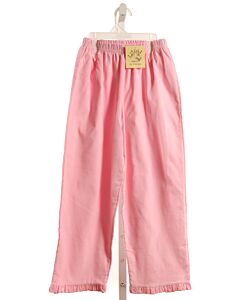 LUIGI  PINK CORDUROY   PANTS WITH RUFFLE