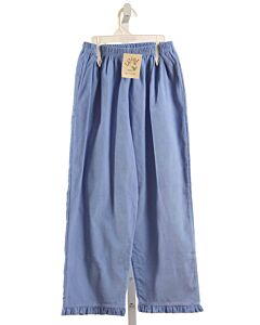 LUIGI  BLUE CORDUROY   PANTS WITH RUFFLE