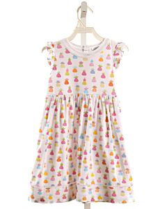 KISSY KISSY  MULTI-COLOR   PRINTED DESIGN KNIT DRESS