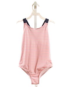 PRODOH PINK STRIPED 1-PIECE SWIMSUIT