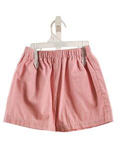 THE BEAUFORT BONNET COMPANY  RED  WINDOWPANE  SHORTS
