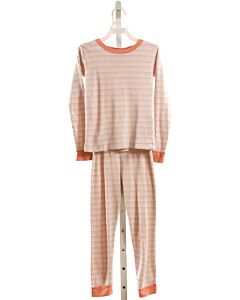 LAKE PAJAMAS ORANGE STRIPED LOUNGEWEAR