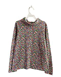 MINI BODEN  PURPLE  FLORAL  KNIT LS SHIRT