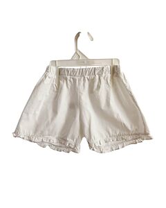 LILA + HAYES  WHITE    SHORTS WITH RUFFLE