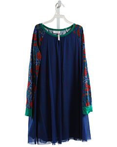 MATILDA JANE  BLUE TULLE FLORAL  KNIT DRESS