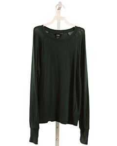 ATHLETA GIRL  FOREST GREEN    KNIT LS SHIRT