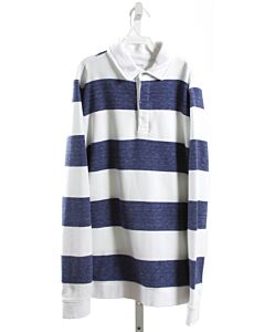VINEYARD VINES  BLUE  STRIPED  KNIT LS SHIRT