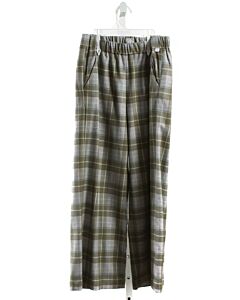 IL GUFO  LT GREEN  PLAID  PANTS