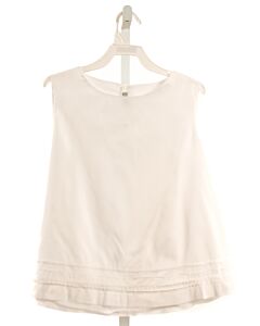 IL GUFO  WHITE    SLEEVELESS SHIRT