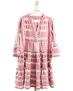 DEVOTION TWIN STARS  PINK   EMBROIDERED DRESS