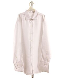 PETER ELLIOT BLUE WHITE LINEN DRESS SHIRT