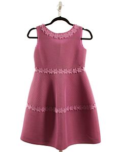 CAROLINA HERRERA PURPLE EYELET DRESS