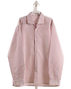 NO TAG  RED  STRIPED  DRESS SHIRT