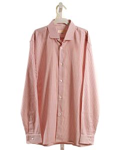 LA OCA LOCA  RED  STRIPED  DRESS SHIRT