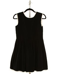 LA OCA LOCA  BLACK VELVET   DRESS WITH LACE TRIM