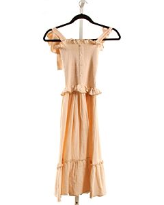 GIU GIU  IVORY   SMOCKED DRESS