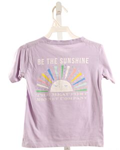 THE BEAUFORT BONNET COMPANY  LAVENDER   PRINTED DESIGN T-SHIRT