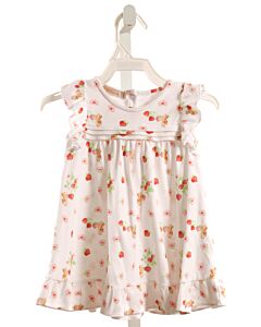 BABY CLUB CHIC  WHITE  FLORAL  KNIT DRESS