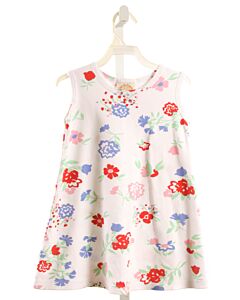 THE BEAUFORT BONNET COMPANY  WHITE  FLORAL  KNIT DRESS