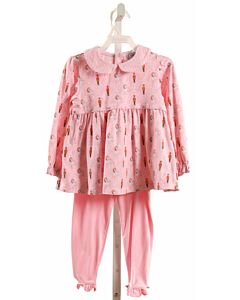 ISHTEX  PINK  PRINT  2-PIECE OUTFIT