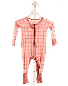 BELLE & BROS  PINK  WINDOWPANE  LAYETTE