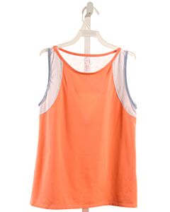 LUCKY IN LOVE  ORANGE    KNIT TANK