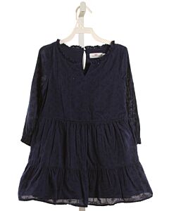 VINEYARD VINES  NAVY EYELET SWISS DOT  DRESS