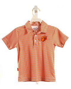 GARB  ORANGE  STRIPED  KNIT SS SHIRT