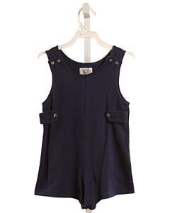 THE PROPER PEONY  NAVY    KNIT ROMPER