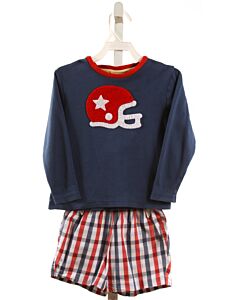 BELLA BLISS  NAVY   APPLIQUED 2-PIECE OUTFIT