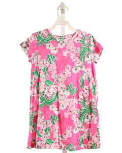 LILLY PULITZER  HOT PINK  FLORAL  KNIT DRESS